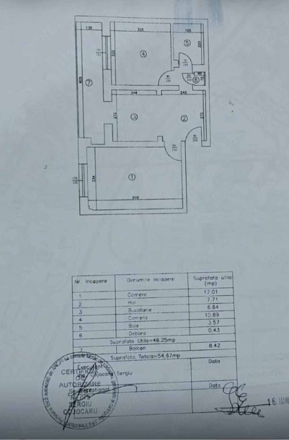 apartament 2 camere decomandat