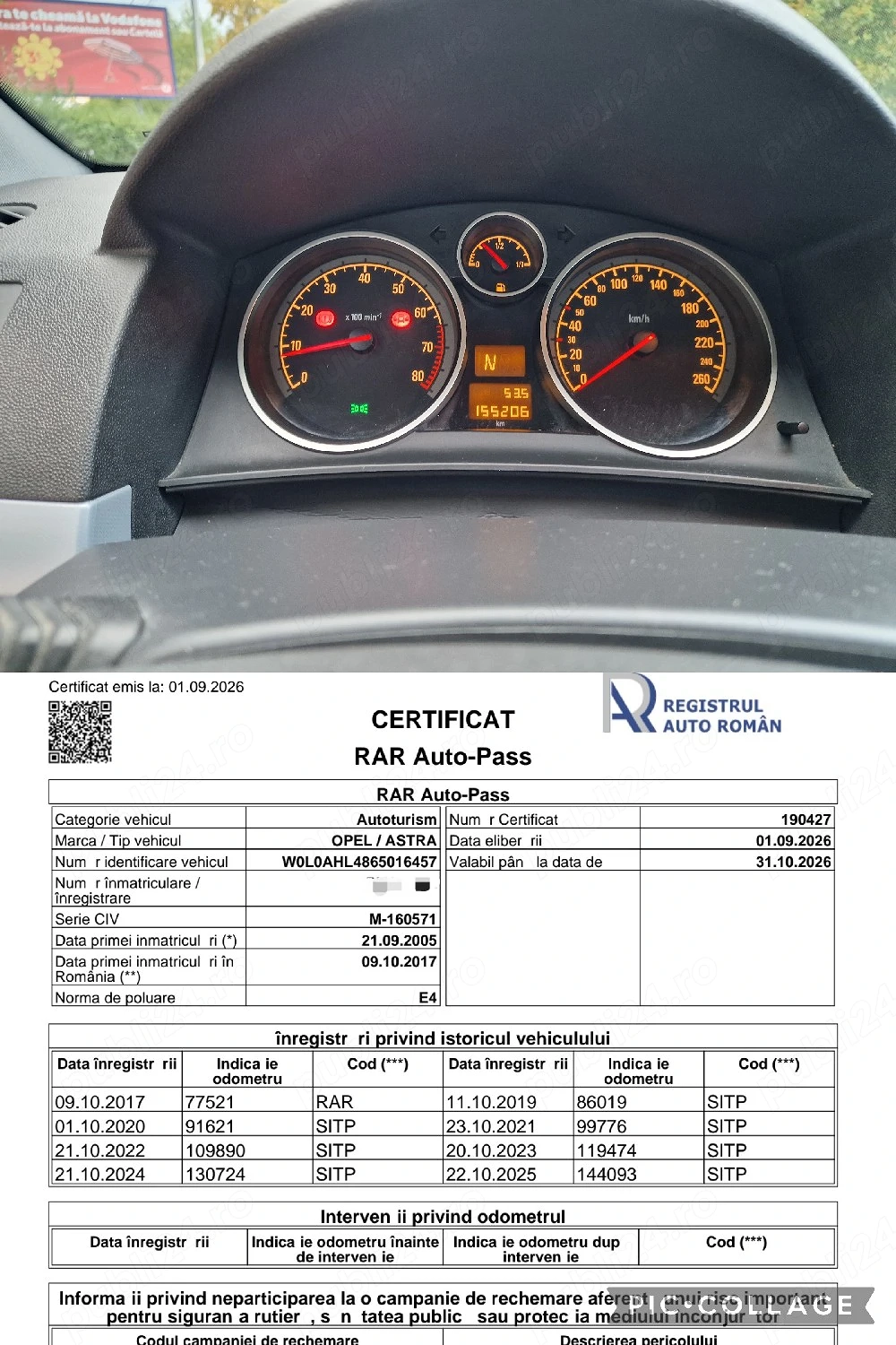 Opel Astra  2006 1.6i Cutie Automata