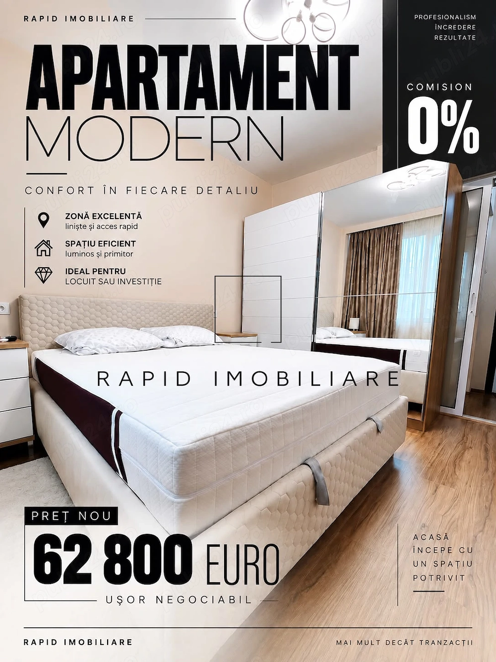 0% - Comision - Apartament 2 Camere - Îmbunatatit Recent - Tigilna 1- Mobilat + Utilat 