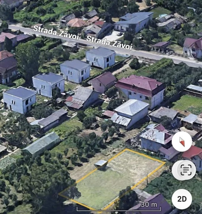 Teren intravilan Stefanesti, utilitati, 36 m deschidere