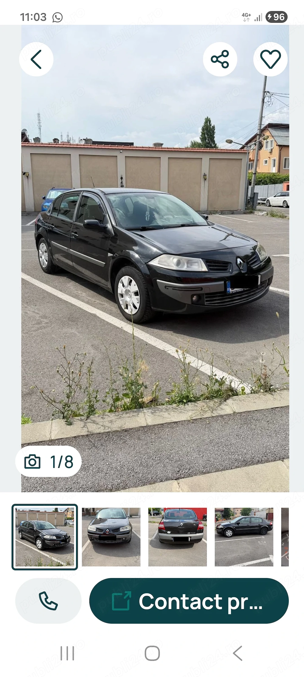 De vânzare megane 2 1.6 benzina 