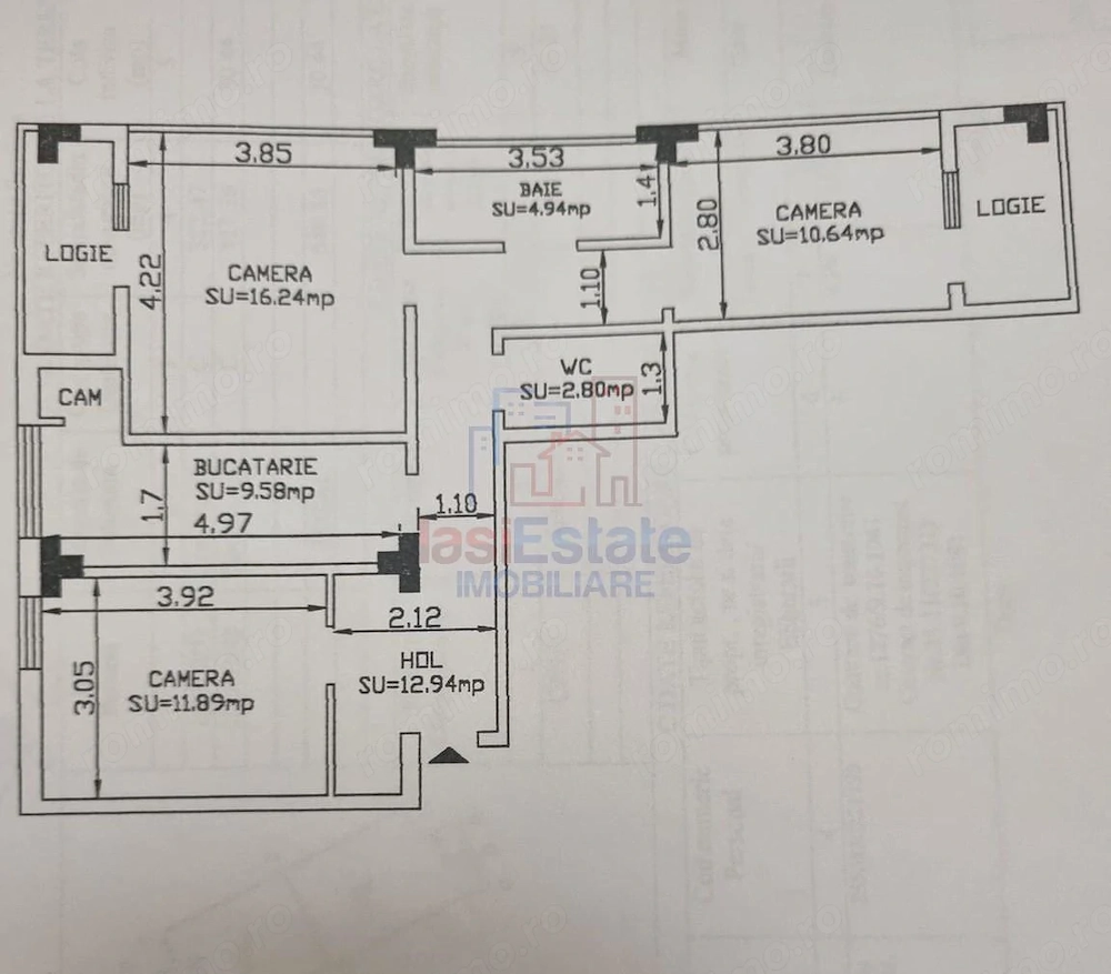 Tg Cucu zona Podul de Fier - Apartament 3 camere