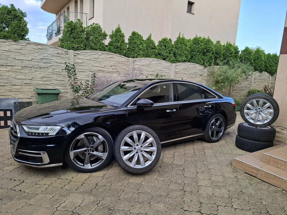 Proprietar A8 55 TFSI Quattro, 340CP, Benz Hibrid, FULL, TV, Matrix, 8x jante, 360*..