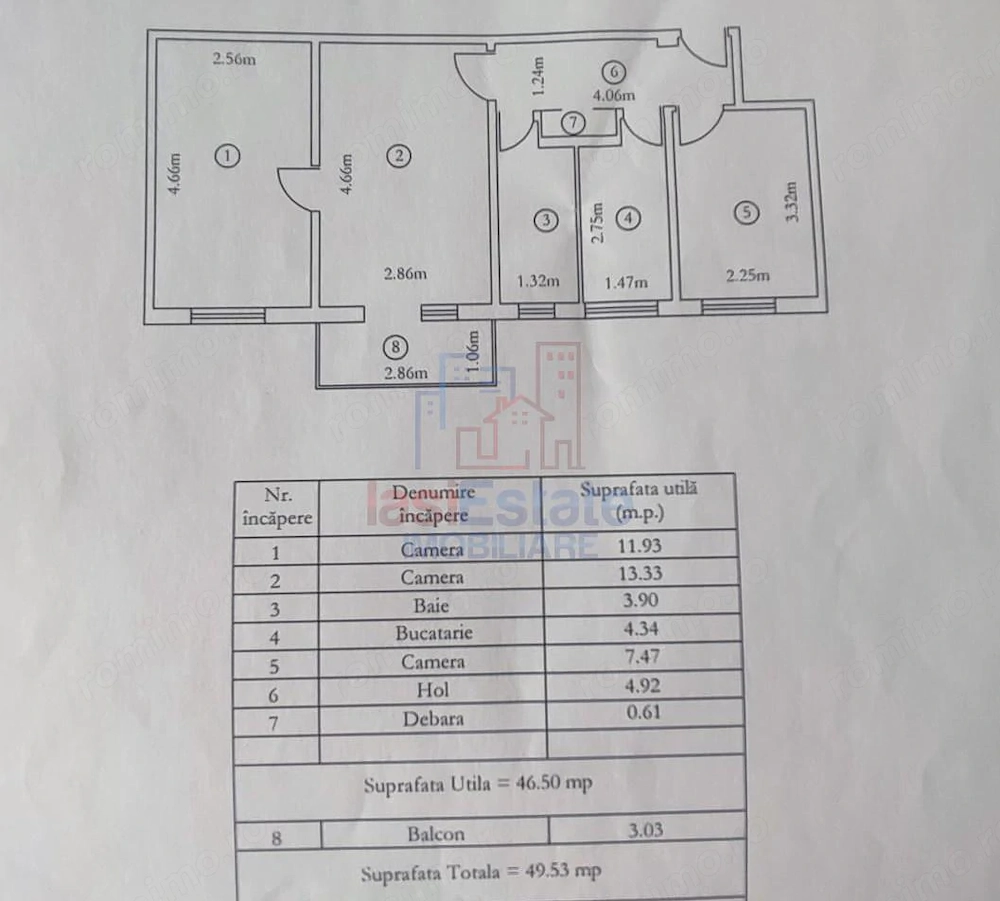 Alexandru cel Bun  zona buna - Apartament 3 camere etaj intermediar