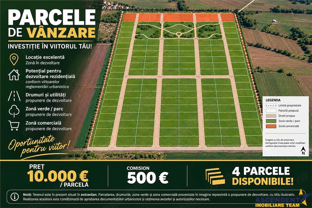 Parcela de teren 503 mp, Bod - Sanpetru