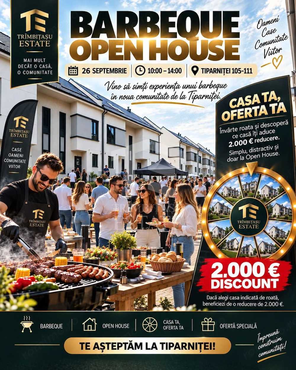 Vila duplex Giurgiului cartier privat P+1+M 147mp parcare + curte 86mp