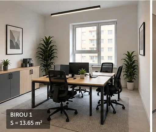 Spațiu modern de birouri   VIVAT, Târgu Mureș | 3 birouri + balcon