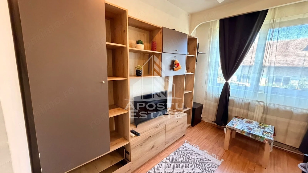 Garsoniera | 17 mp | Mobilata si utilata | Buziasului | 29.500 euro