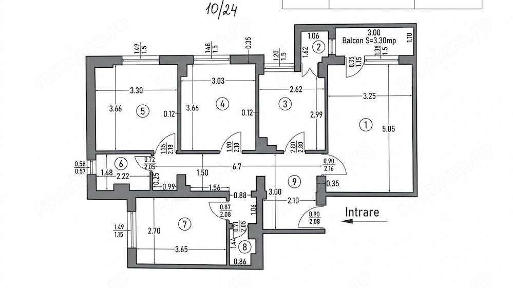 Apartament 4 camere, Ultracentral – Etaj 1 - investiție și personalizare