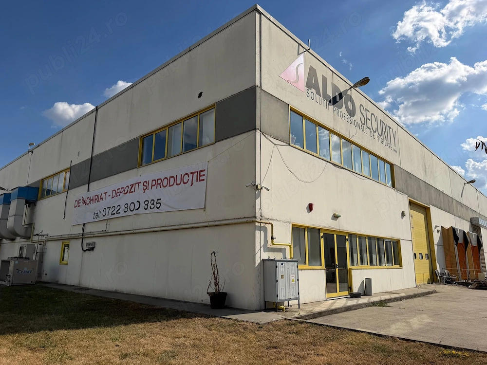 De Inchiriat direct proprietar   Hala Industriala 1600 MP CT Park Dragomiresti 