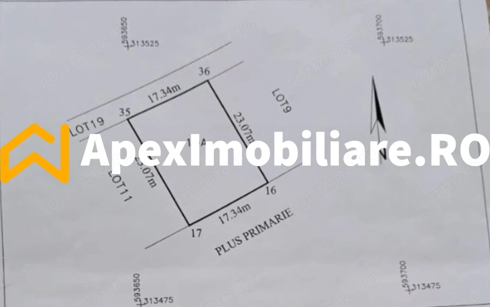 Teren 400mp de vanzare Com Berceni | ApexImobiliare.ro