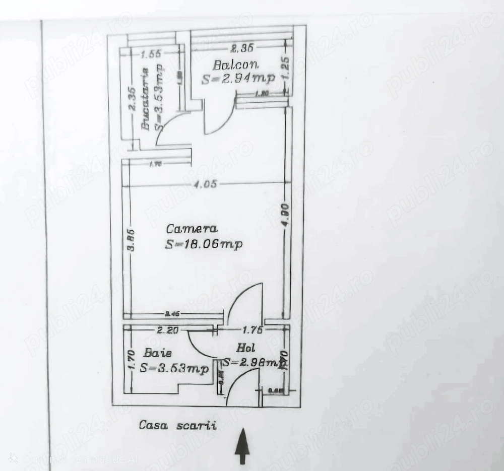 Garsonieră Decomandată | Far | Balcon | Investitie | Locuit 