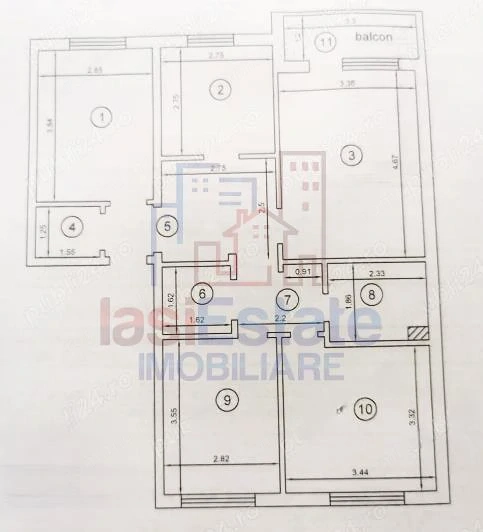 Apartament 4 camere Galata
