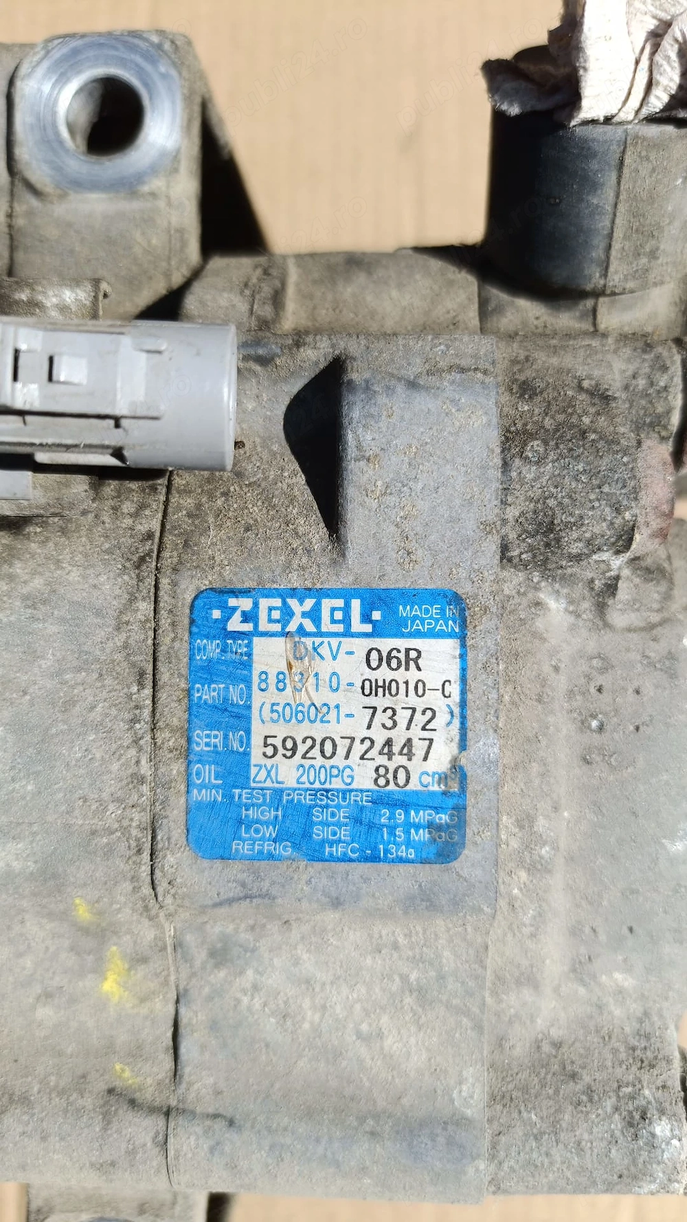 Compresor AC Toyota Yaris , Citroen C1, Peugeot 107 1.0 benzina - 88310-0H010-C , 506021-7372