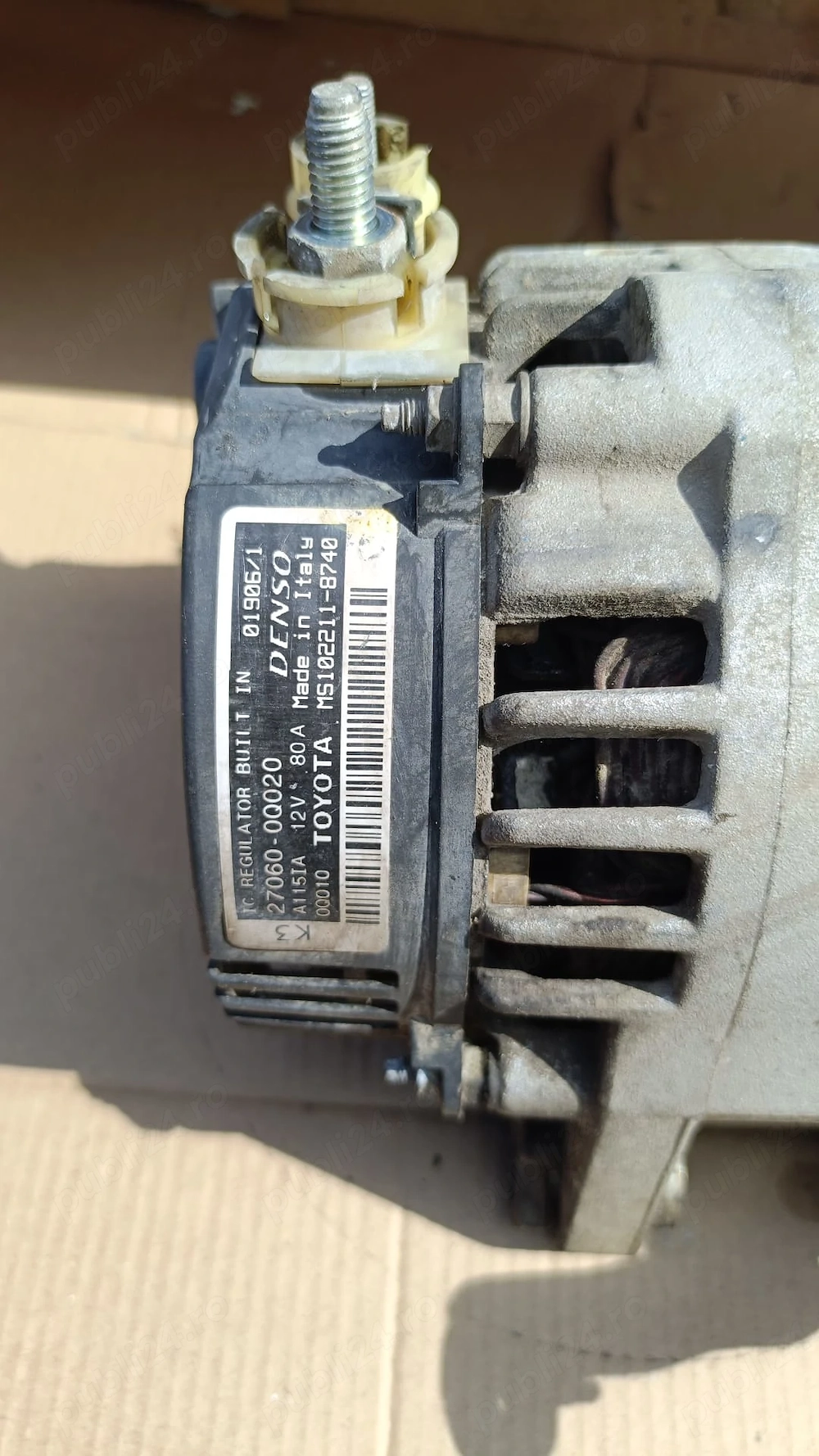 Alternator Toyota Yaris, Citroen C1, Peugeot 107 1.0 benzina - 27060-0Q020