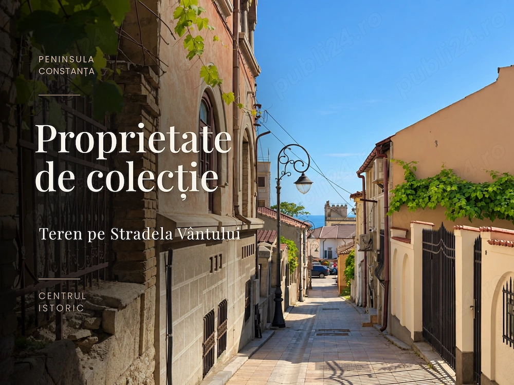 Proprietate de colecție | Teren pe Stradela Vântului   Centrul Istoric