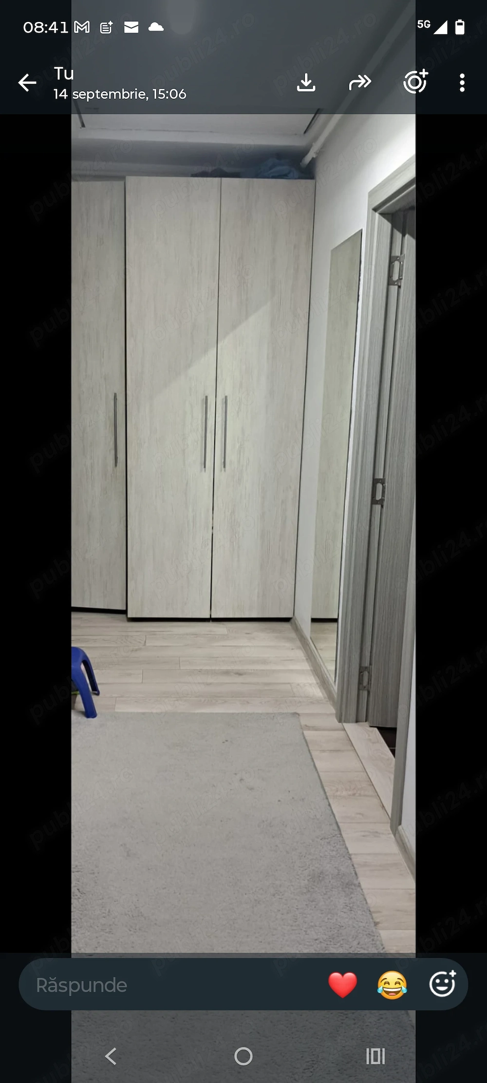 Vând apartament 1 camera decomandat, 41mp, balcon 6mp