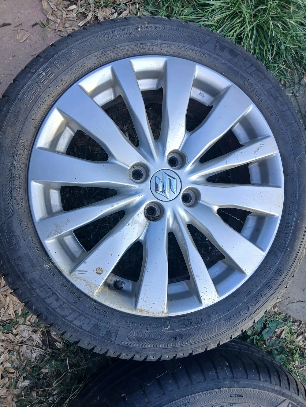 set jante suzuki R16 4x100 cu anvelope vara Michelin an 2016