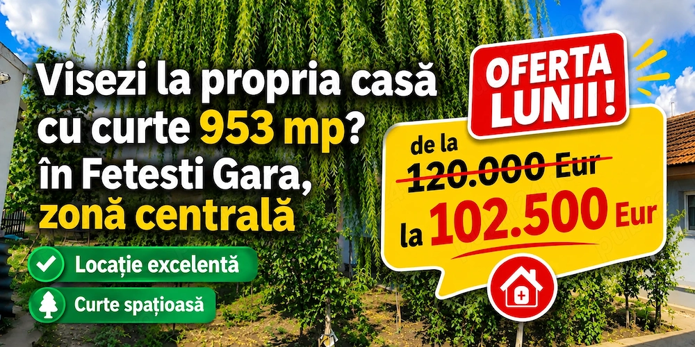 Casa  de vânzare în Fetesti Gara 