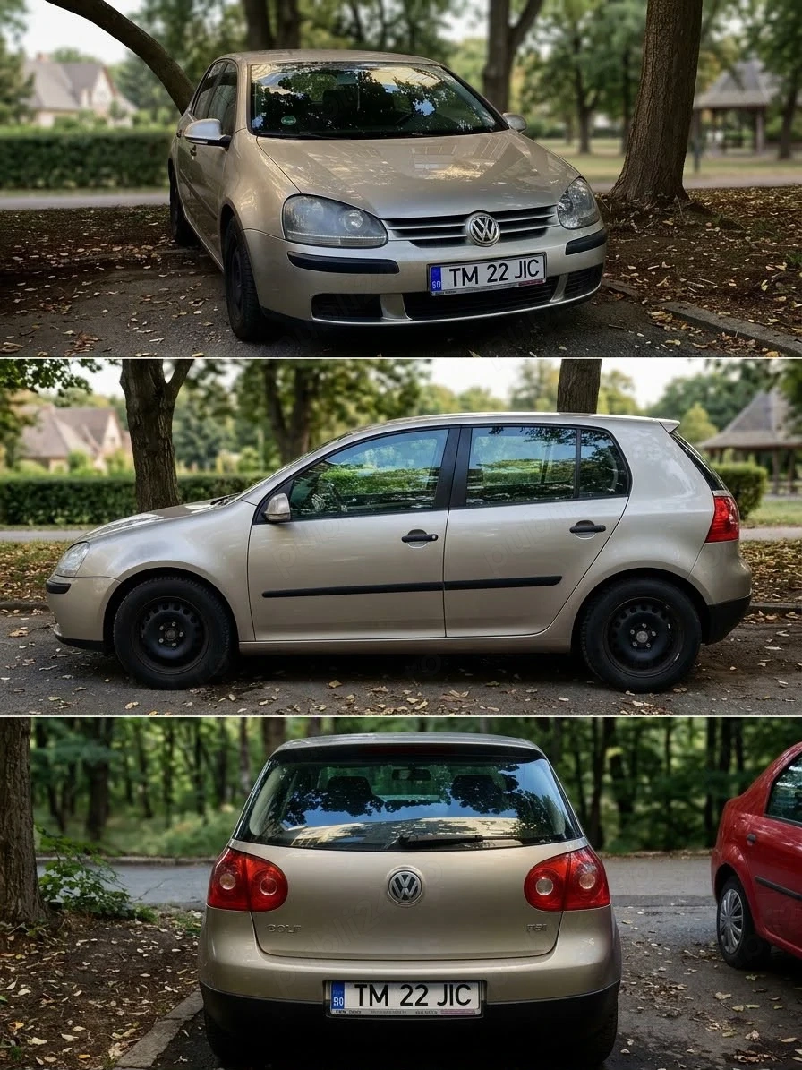 VW Golf 5   Îngrijit estetic, ITP recent și multe piese noi montate