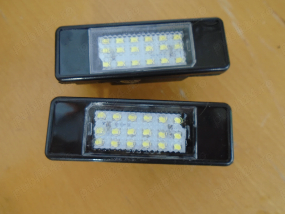 Set 2 Lămpi LED Număr Citroën (Berlingo, C3, C4, C5) / Peugeot (206, 307, 308), Plug & Play, Noi