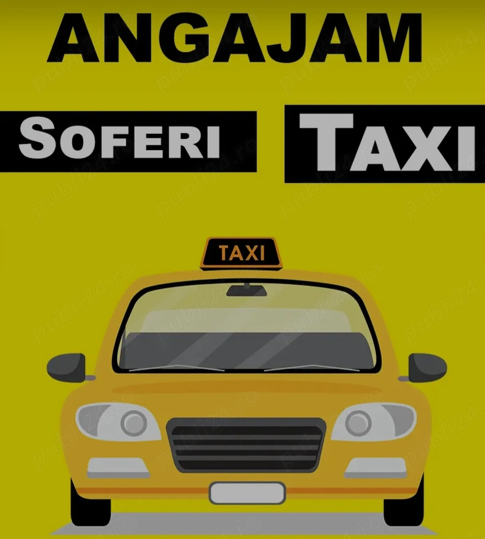 Angajez Sofer Taxi chirie sau procent dispecerat Daniel Taxi