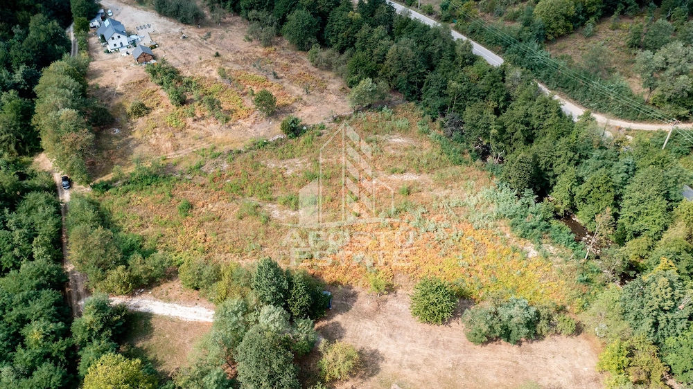 Teren de vanzare, 5000mp, cu iesire la rau, in Borlova, Muntele Mic