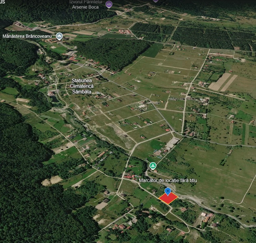 Vand teren intravilan in zina climaterica sambata de sus 