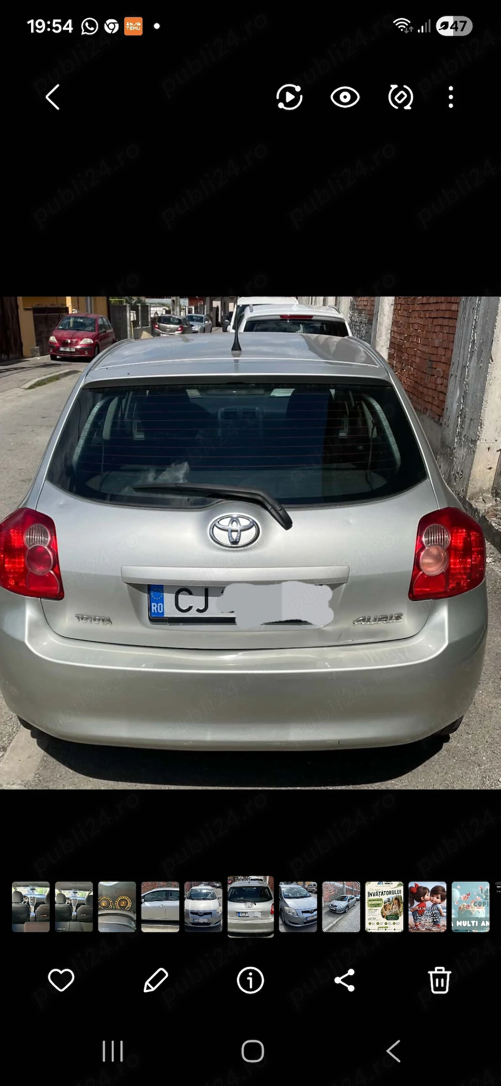 Vând toyota auris 2008