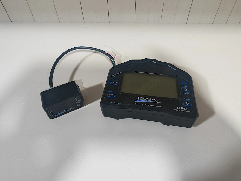 Lap Timer GPS Starlane Athon Performance + Indicator Treapta Viteza Engear Moto