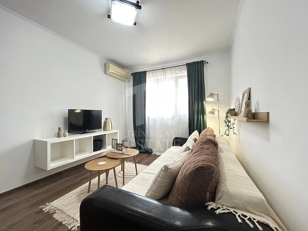 Apartament 2 camere de închiriat | Faleza Nord | 370 eur/lună