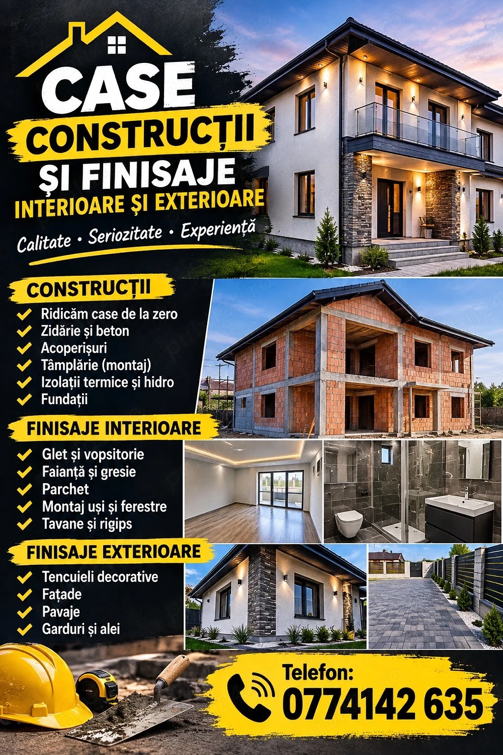 executam lucrari in constructii