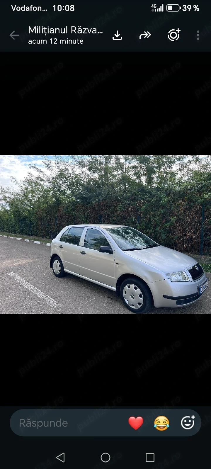 vand skoda fabia motor 1,4 mpi.oferta