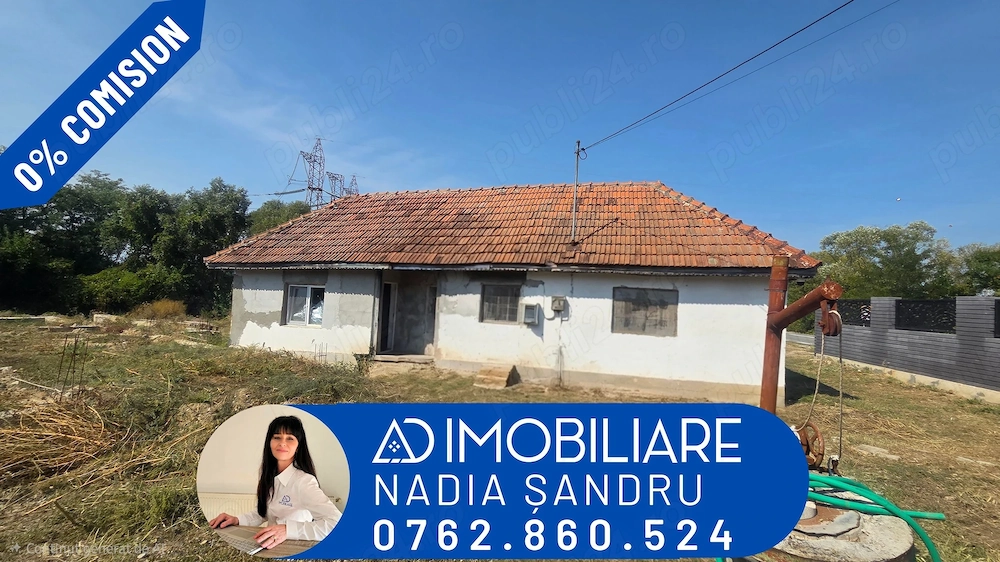 Casa si teren intravilan 1672 Mp la strada principala Pojogeni, Targu Carbunesti