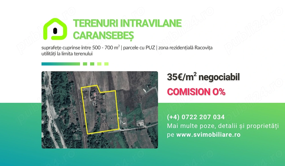 Comision 0 - Parcele de teren intravilan   Zona Rezidentiala Racovita