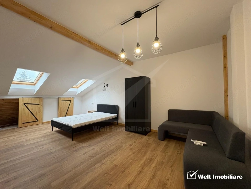 Apartament spatios cu o camera, cheltuieli incluse, prima inchiriere