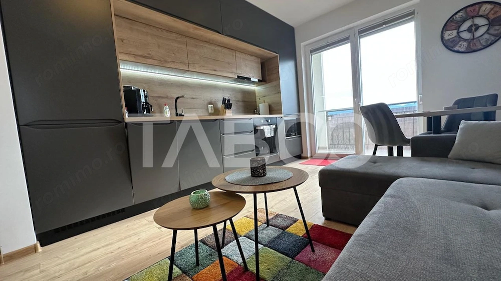 Apartament bloc cu lift 2 camere loc de parcare balcon Turnisor Sibiu