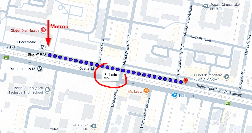 Proprietar   Vand apartament 2 camere situat DIRECT pe Bd. Pallady la 4 minute de metrou