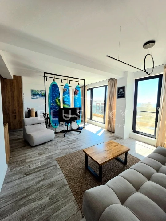 Mamaia Nord- Apartament 3 camere, complet mobilat, langa mare