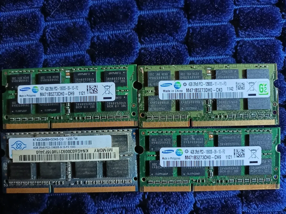 RAM ddr3 4gb laptop