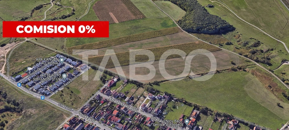 Teren extravilan 4200 mp in Sibiu zona Turnisor