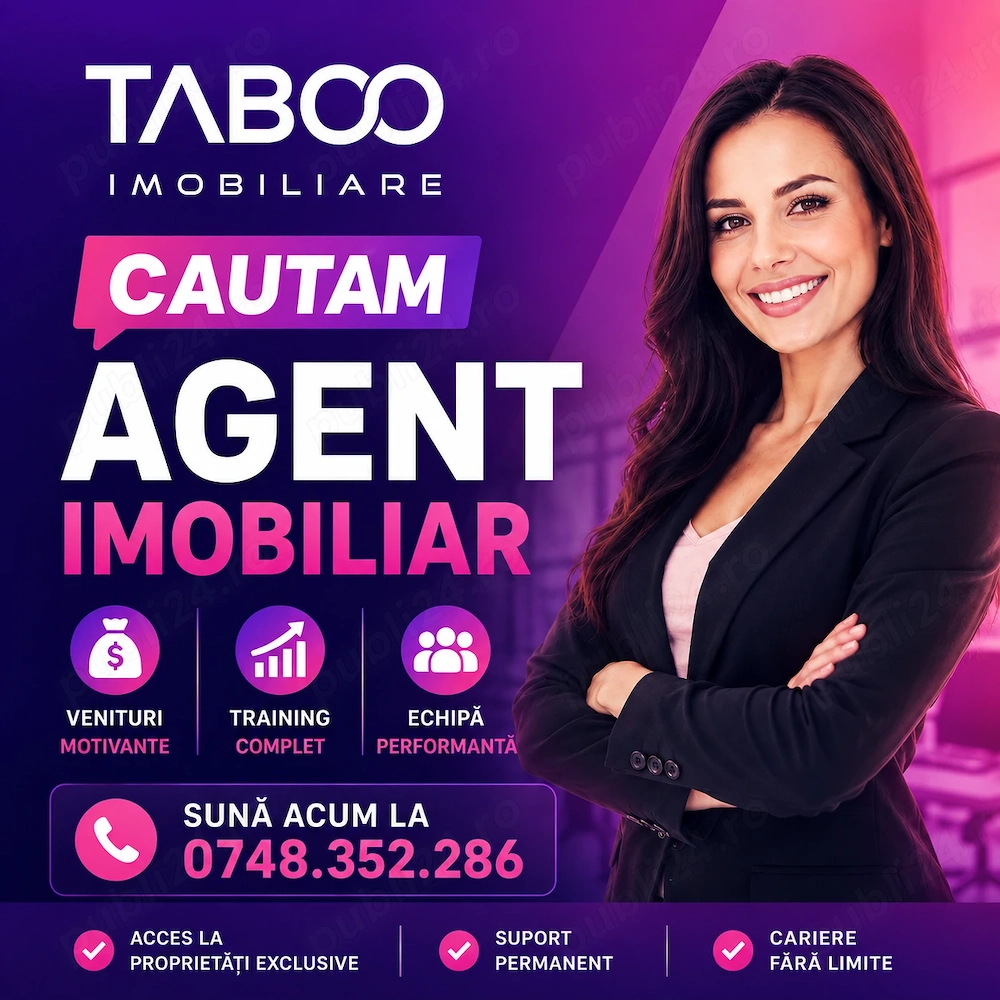 Agent Imobiliar TABOO Imobiliare in Sibiu