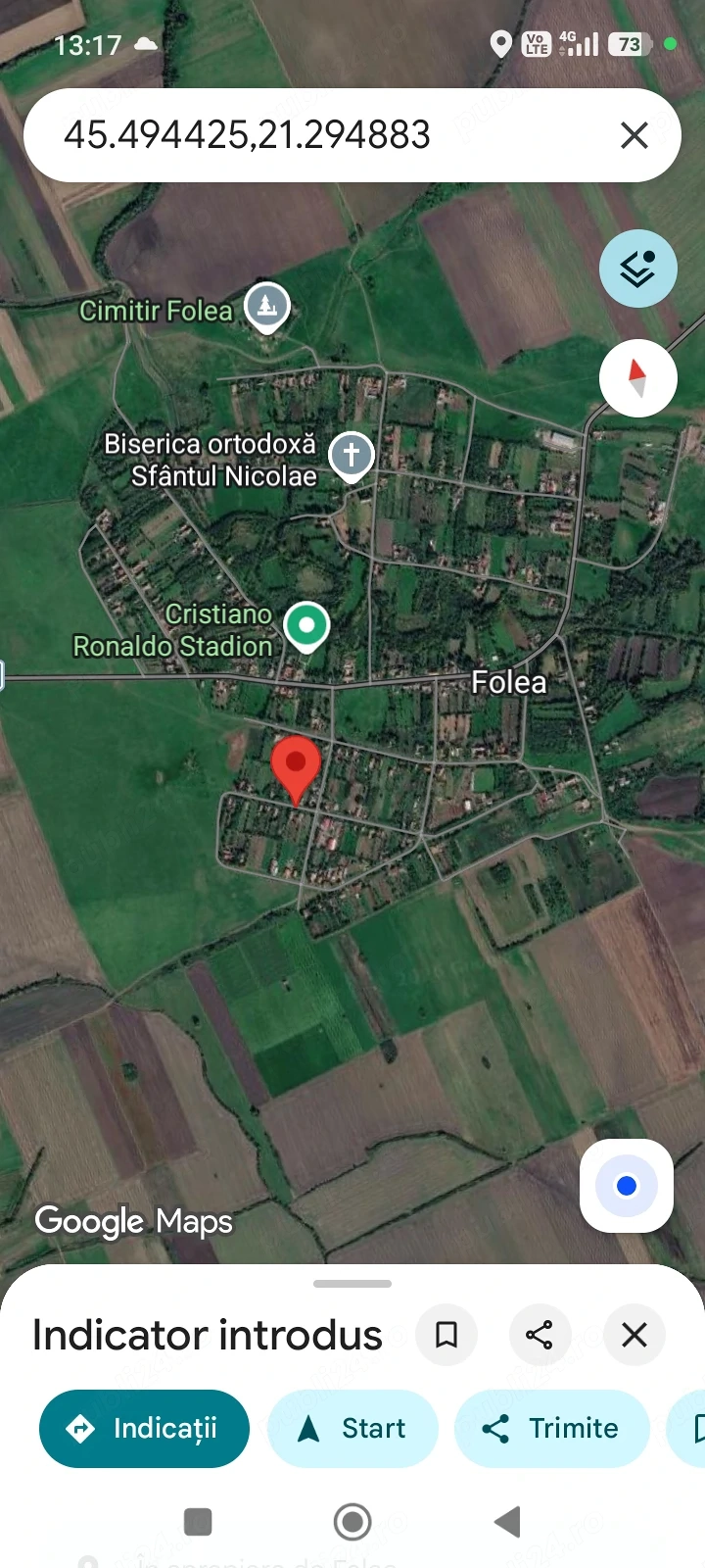 Vând teren intravilan 1439mp jud timis