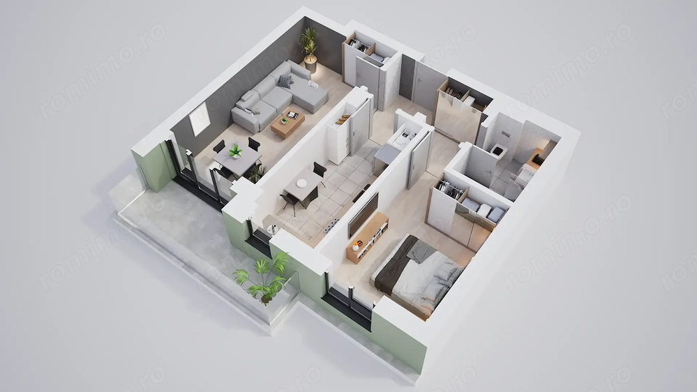Apartament 2 camere — Valletta Park 2.0, B2-AP23