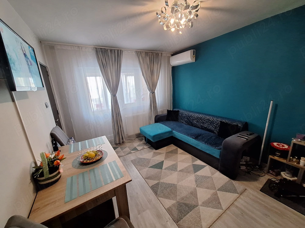 Apartament 1 camera, Etaj 1,Casa de Pensii, renovat, complet mobilat, utilat, AC 