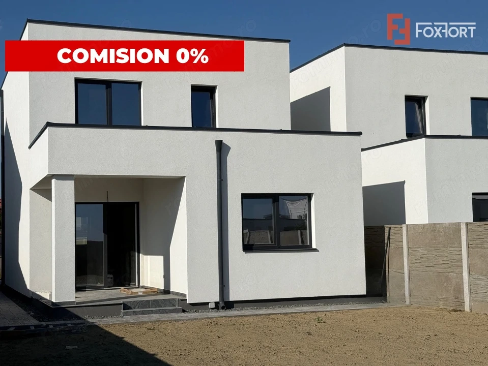 Duplex cu 4 camere de vanzare si teren de 335 mp - zona Sacalaz