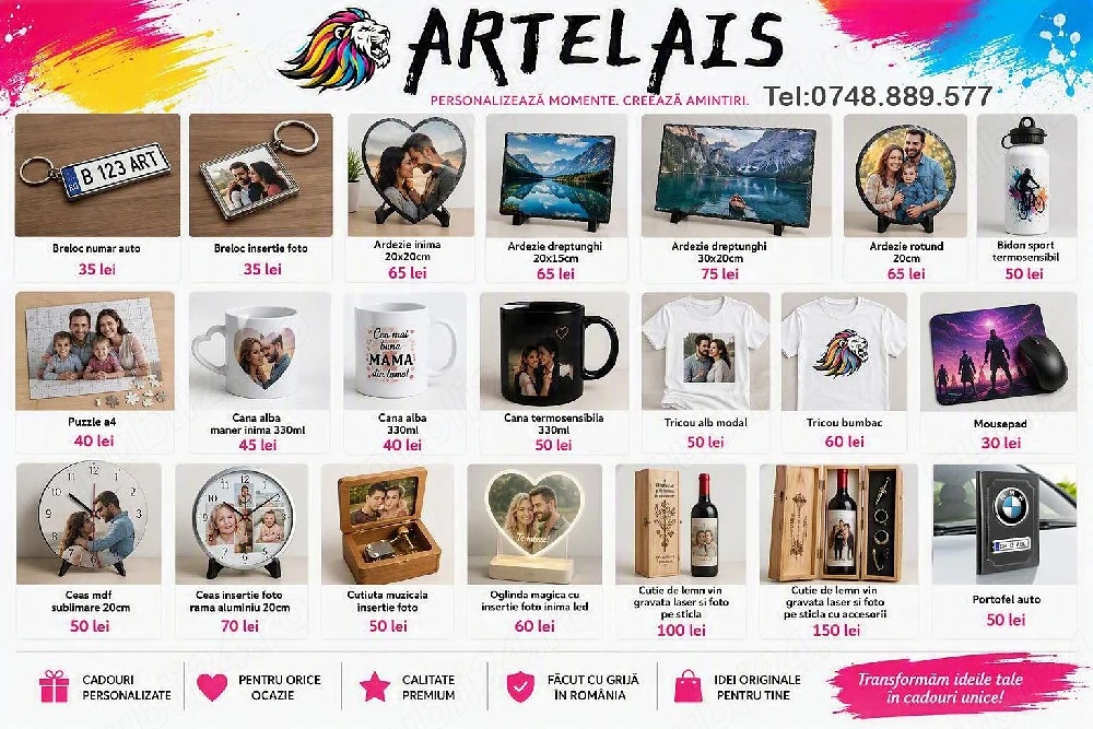 Artelais-cadouri personalizate 