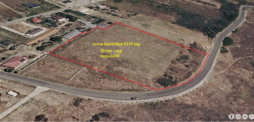 Teren intravilan 9195 mp | Dezvoltare Rezidentiala