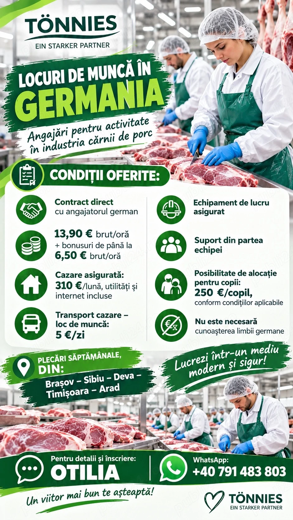 Locuri de munca - abator Germania 