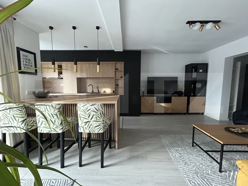Apartament deosebit: 3 camere, terasă și 2 parcări incluse